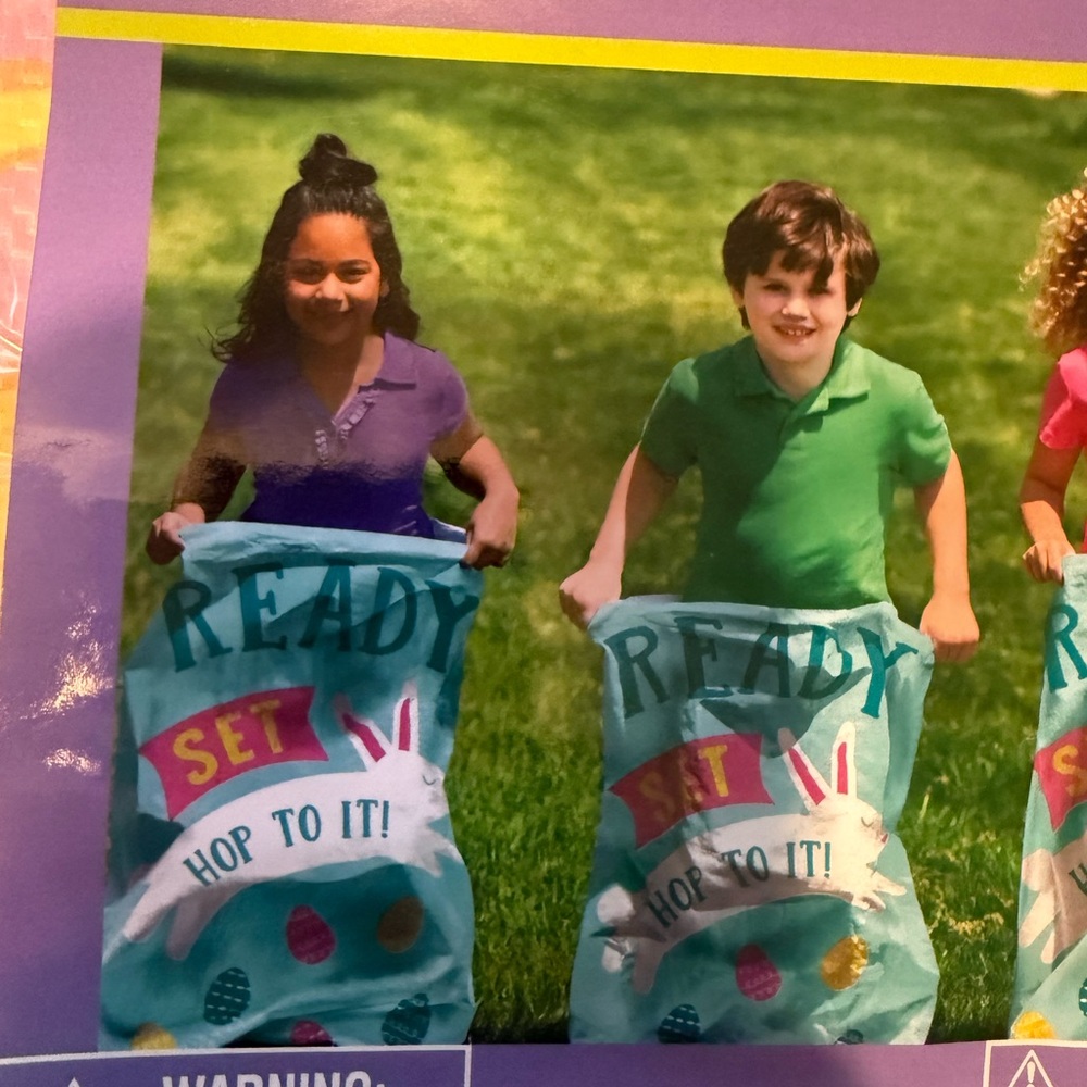 Ready Set Hop Kids Sack Race Game